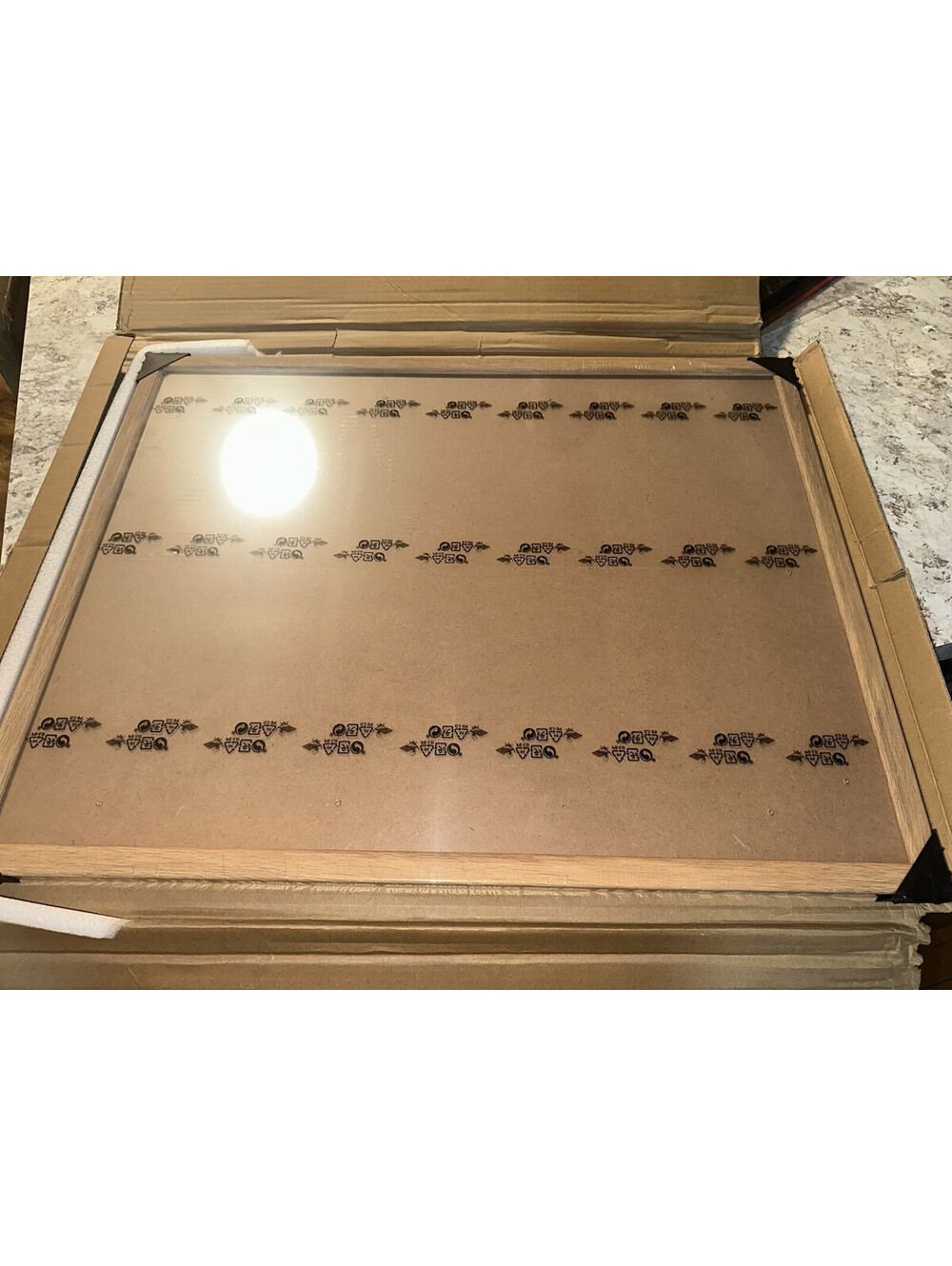 Suwazram 20x26 Wood Picture Frame Oak Rectangle 1-Photo Less Than 0.25in